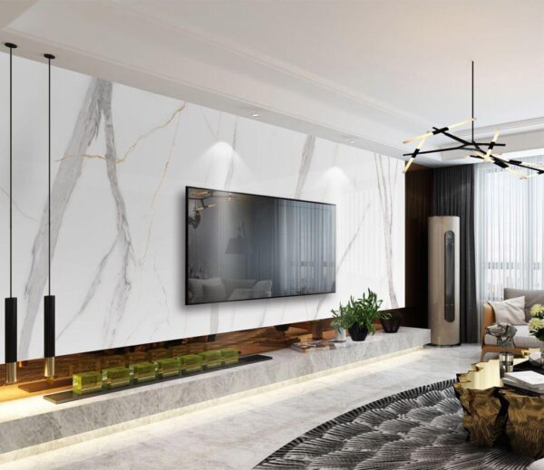 Elegante mármore branco com veios Elegante mármore branco com veios