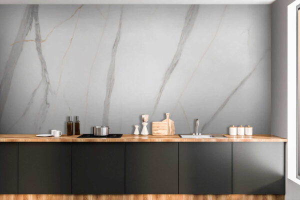 Elegante mármore branco com veios Elegante mármore branco com veios