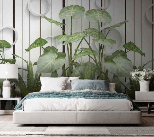 Planta com folhas verdes Planta com folhas verdes
