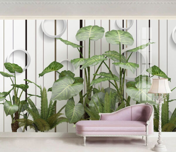 Planta com folhas verdes Planta com folhas verdes