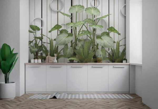 Planta com folhas verdes Planta com folhas verdes