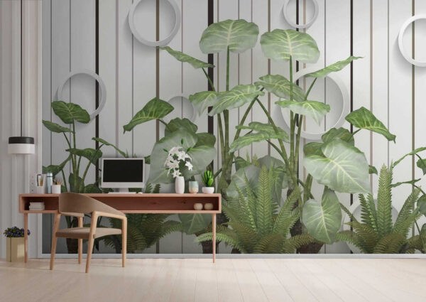 Planta com folhas verdes Planta com folhas verdes