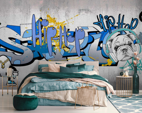 Graffiti numa parede Graffiti numa parede