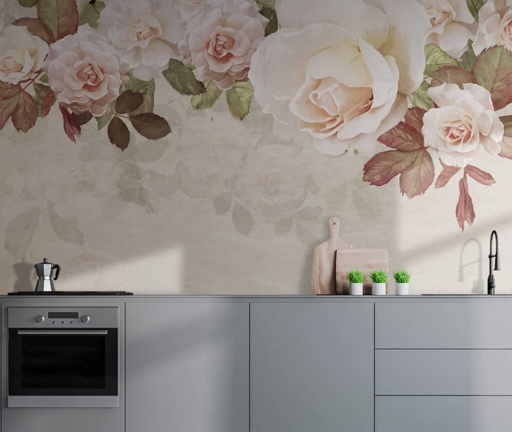 Group of flowers on a white background Group of flowers on a white background