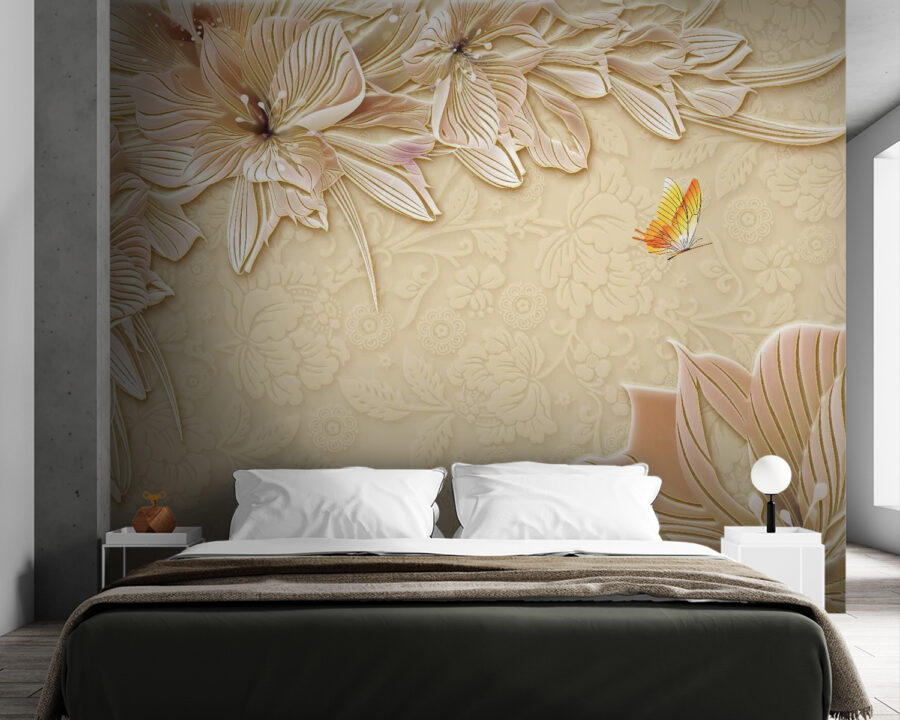 Papel de parede Flores delicadas num fundo suave - Image 2
