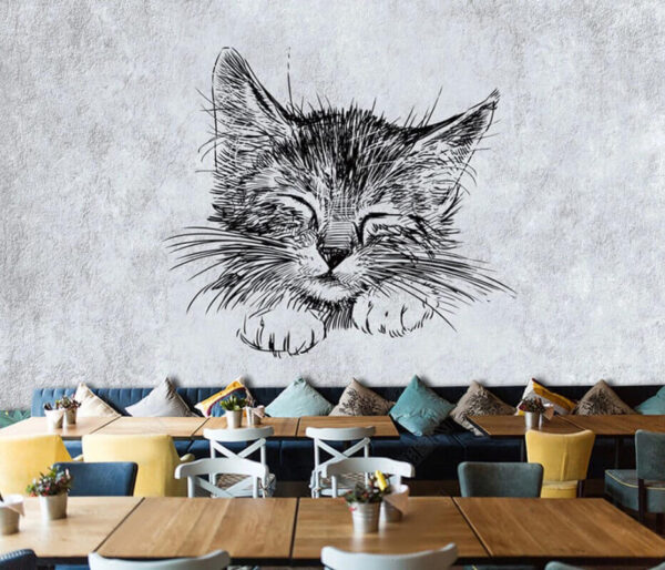 Desenho de um gato Desenho de um gato