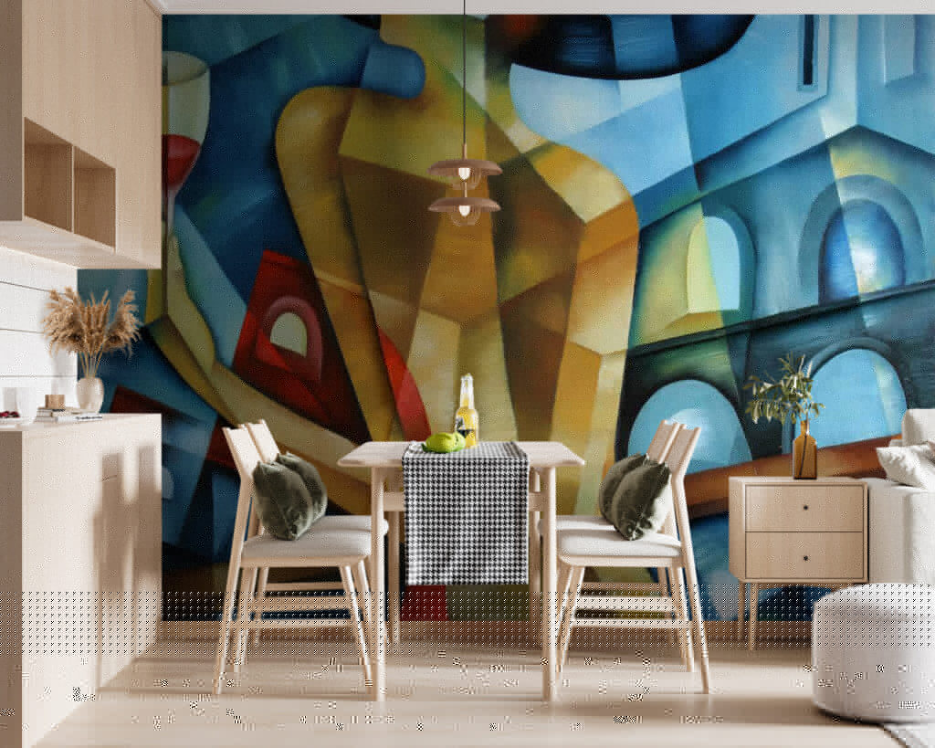 Painting of a woman holding a glass of wine Painting of a woman holding a glass of wine