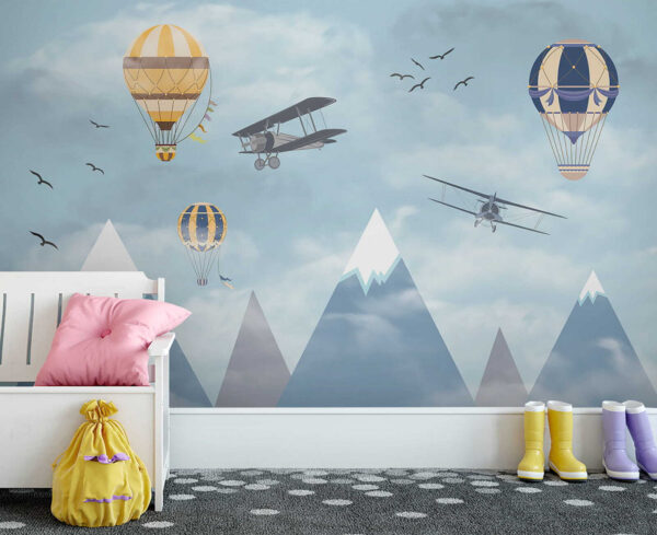 Group of airplanes flying in the sky Group of airplanes flying in the sky