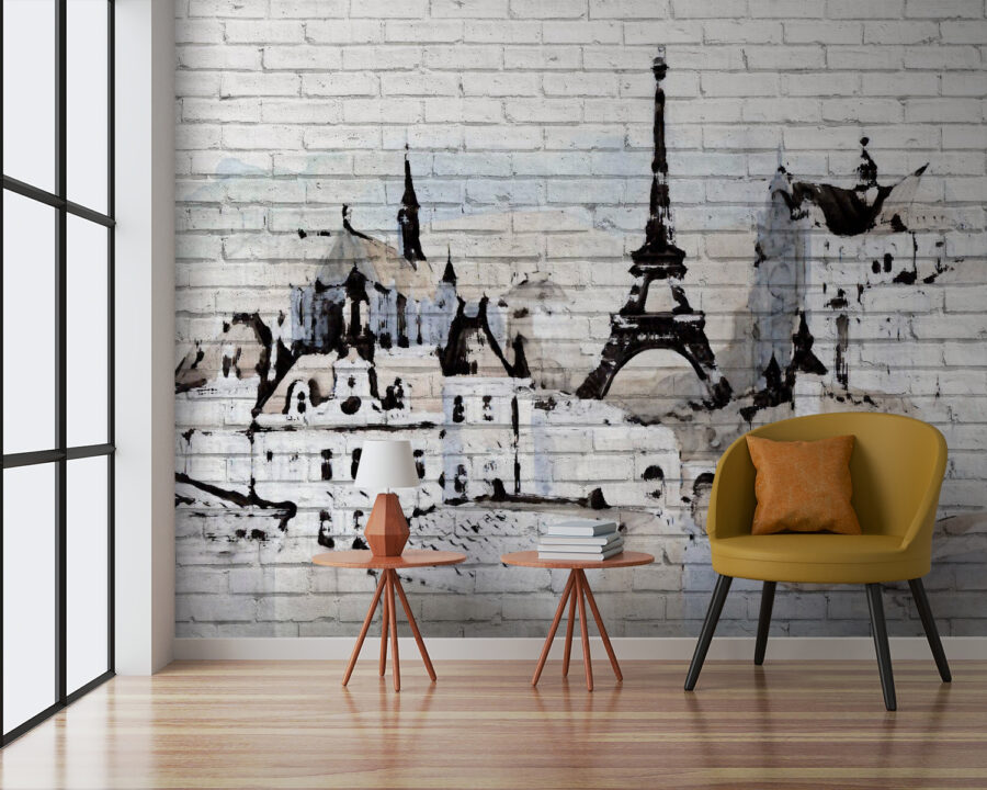Pintura de uma cidade Pintura de uma cidade