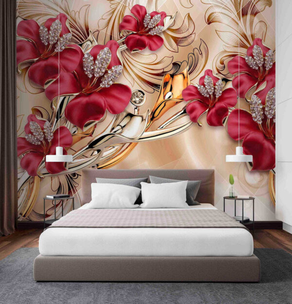 Elegant floral design with intricate details Elegant floral design with intricate details