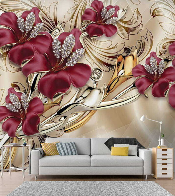 Elegant floral design with intricate details Elegant floral design with intricate details
