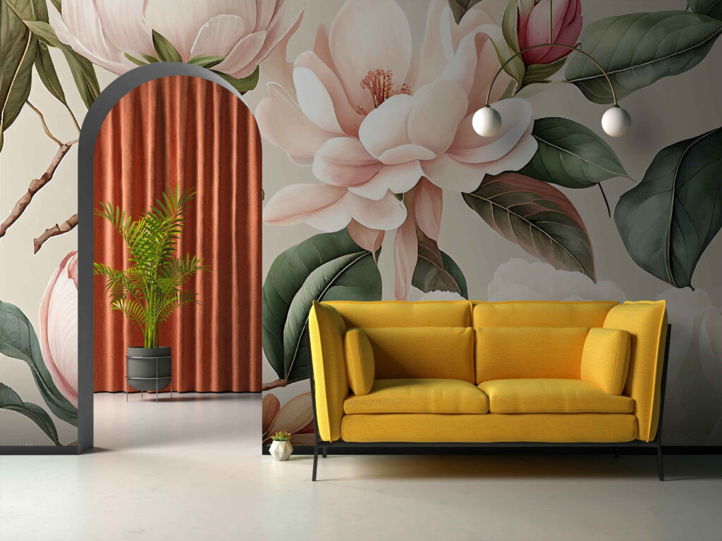 Elegant flowers in soft pastel colors Elegant flowers in soft pastel colors