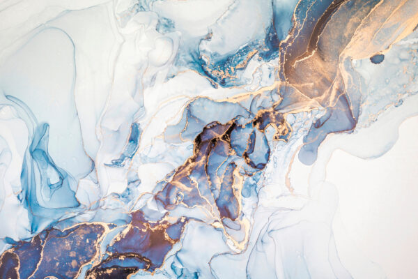 Arte abstrata suave em azul e branco. Arte abstrata suave em azul e branco.