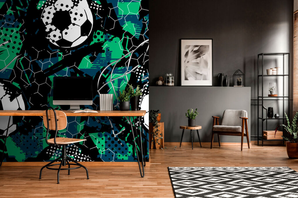 Pattern of football balls Pattern of football balls