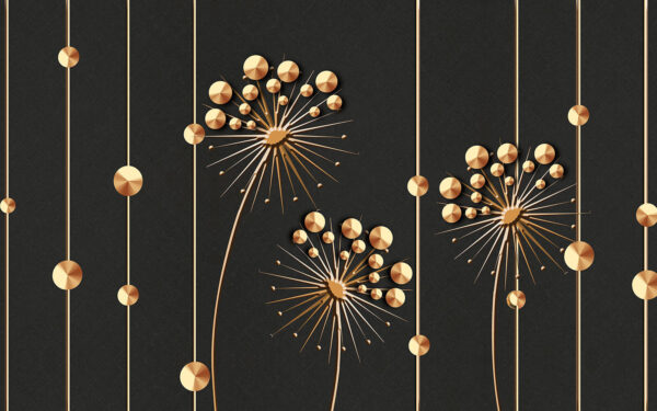Design floral elegante em tons escuros Design floral elegante em tons escuros