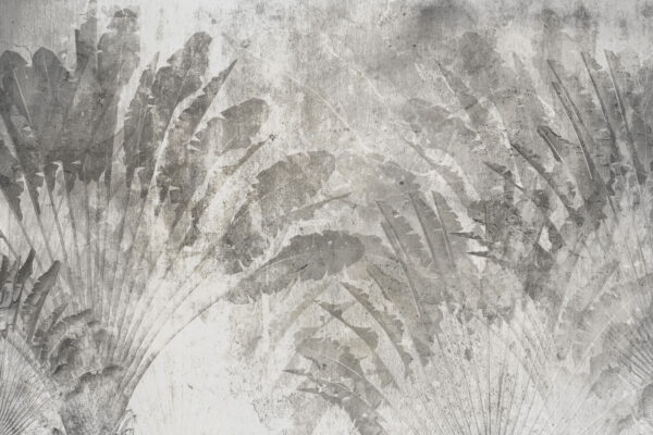 Fundo cinzento e branco com folhas Fundo cinzento e branco com folhas