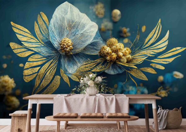 Flores etéreas em sonhos de meia-noite. Flores etéreas em sonhos de meia-noite.