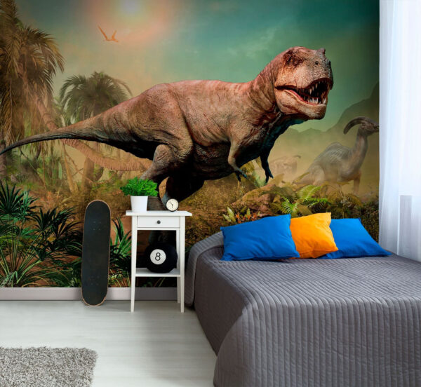 Dinossauro numa selva Dinossauro numa selva