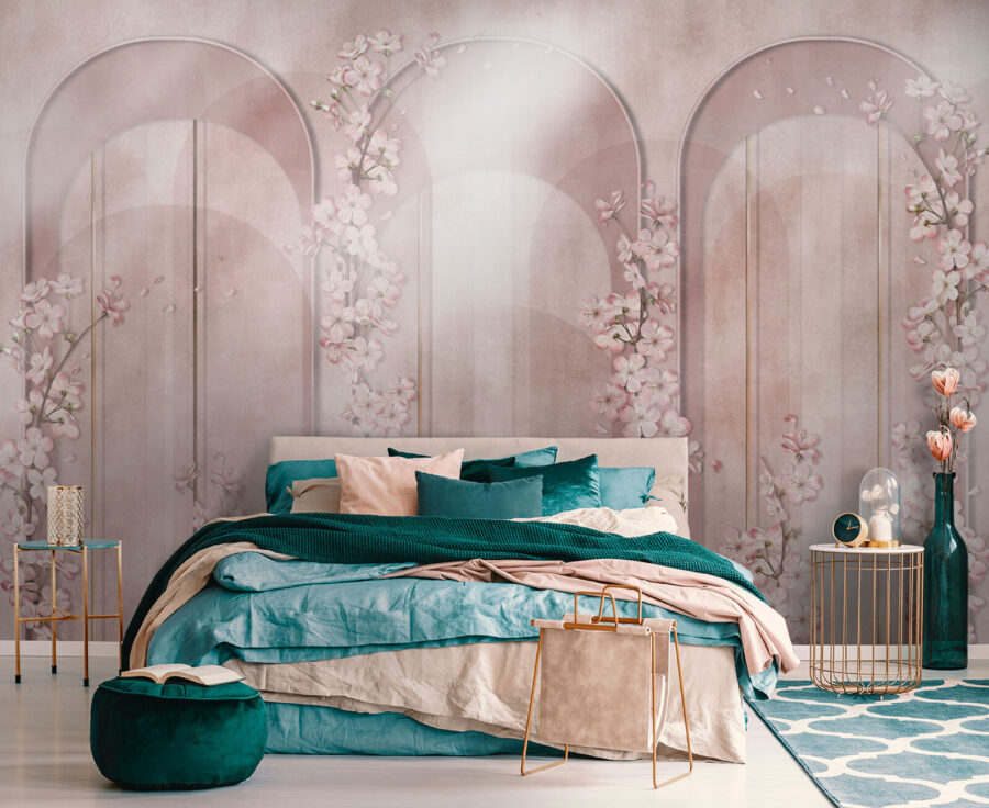 Papel de parede com flores