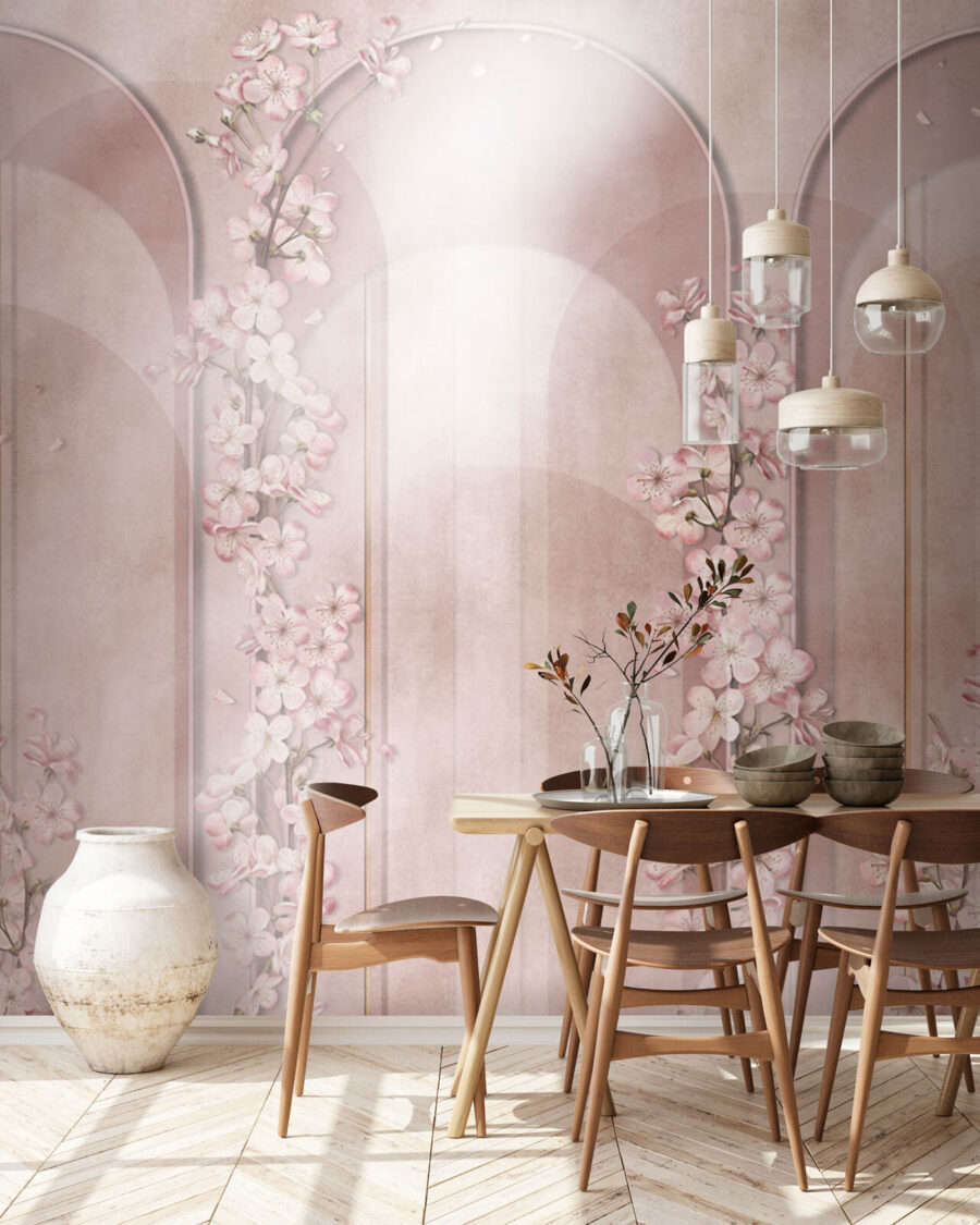 Papel de parede com flores