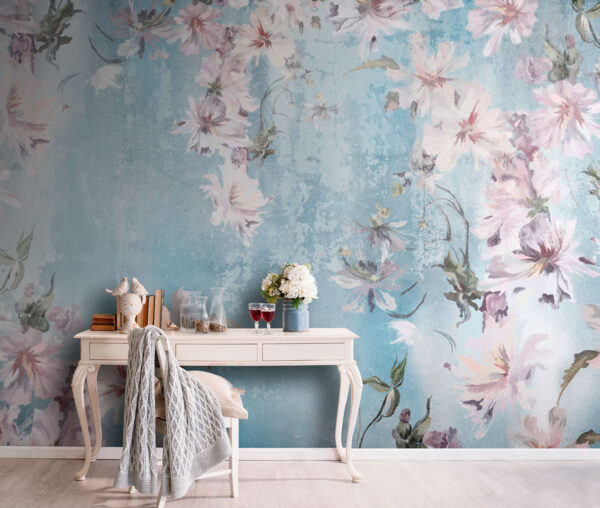 Papel de parede Flores delicadas num fundo suave (REF: u74733) Papel de parede Papel de parede Flores delicadas num fundo suave (REF: u74733)