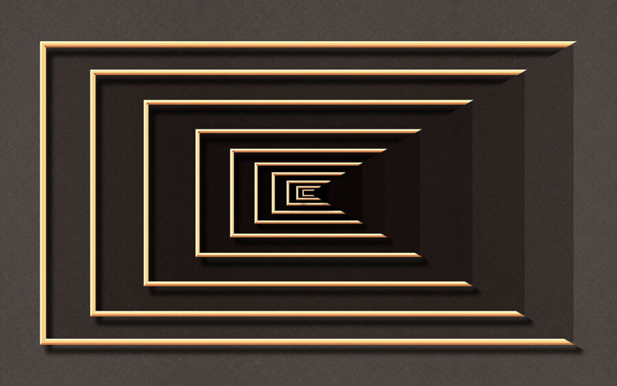 Espiral infinita em tons elegantes.