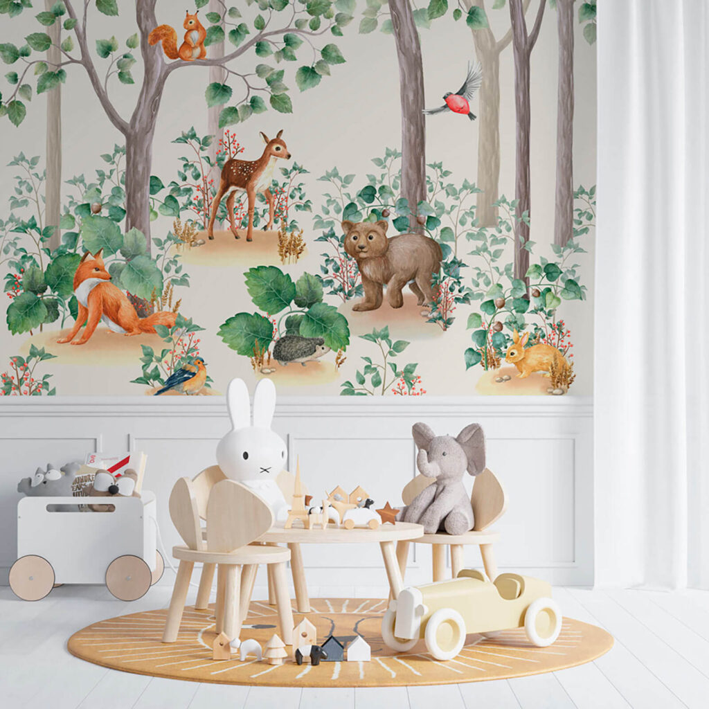 u79629pir1m 1024x1024 - Papel de parede com animais na floresta - tegory