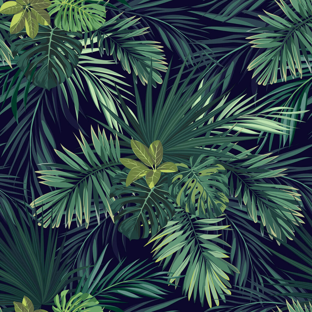 Padrão de folhas verdes Padrão de folhas verdes