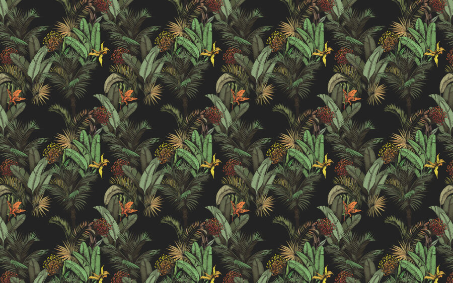 Papel de parede Padrão de plantas tropicais - Image 4