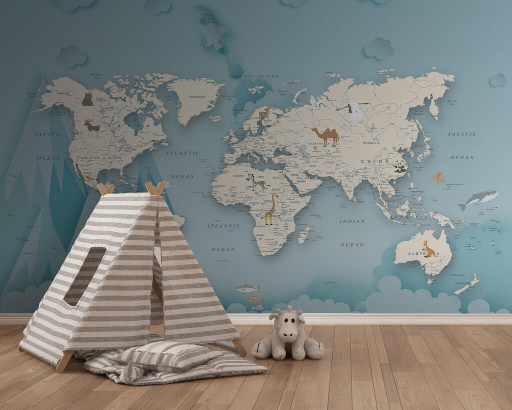 Map of the world Map of the world