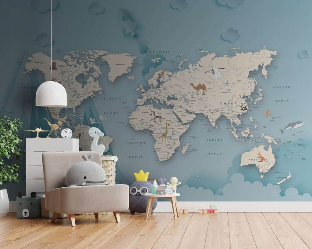 Map of the world Map of the world