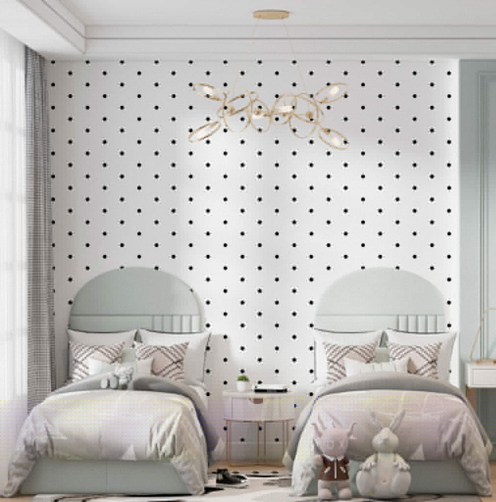 A black dots on a white background A black dots on a white background