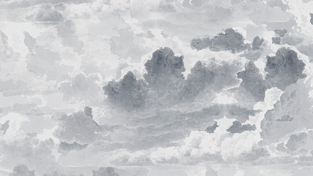 Um céu cinzento e branco Um céu cinzento e branco