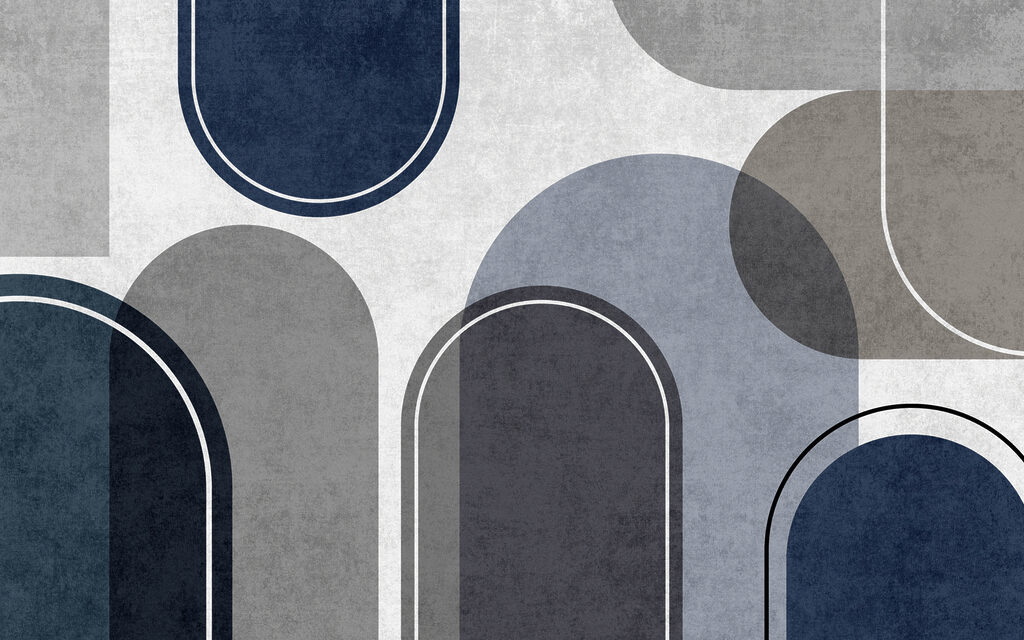 Formas abstractas modernas em tons suaves. Formas abstractas modernas em tons suaves.