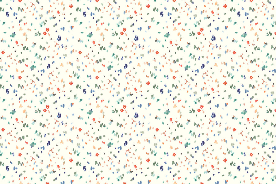 Papel de parede Pequenos pontos coloridos sobre um fundo branco - Image 4