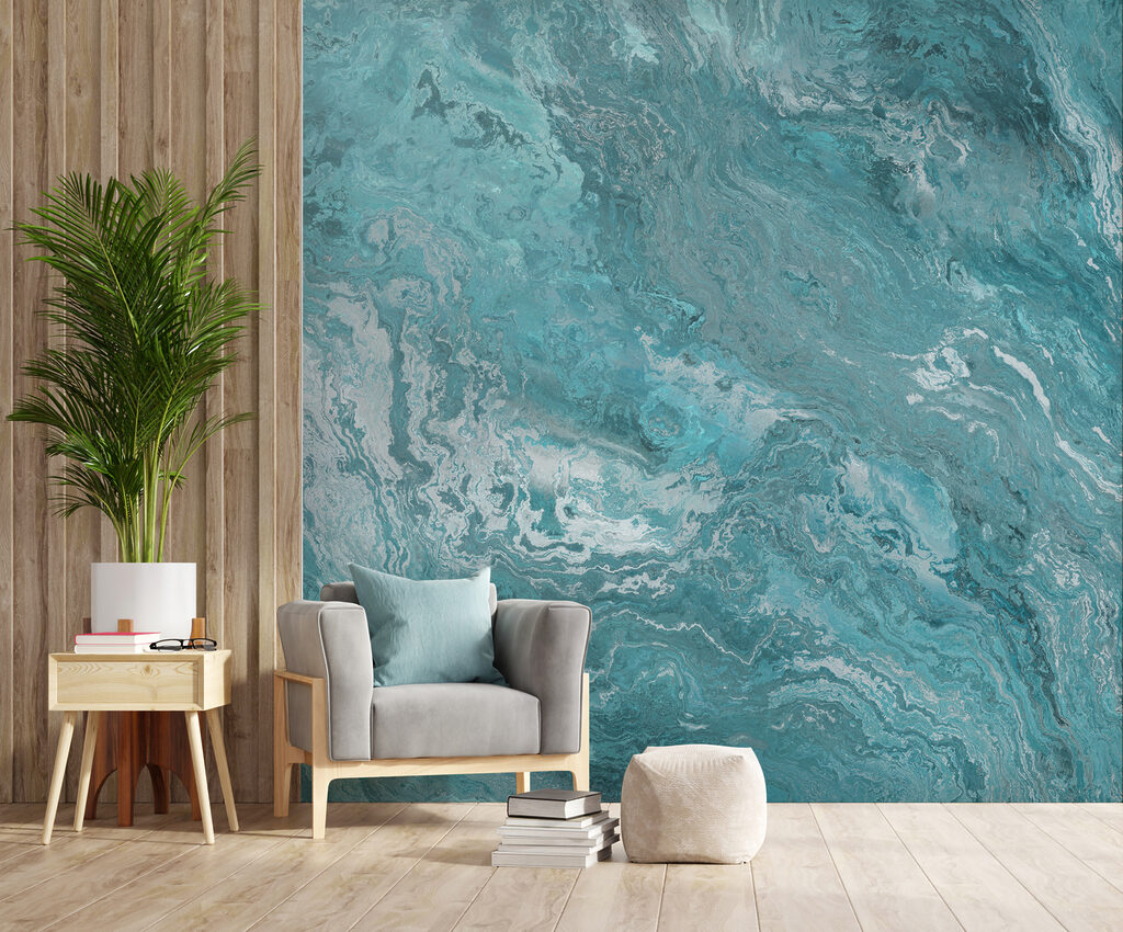 Ocean waves in abstract form Ocean waves in abstract form