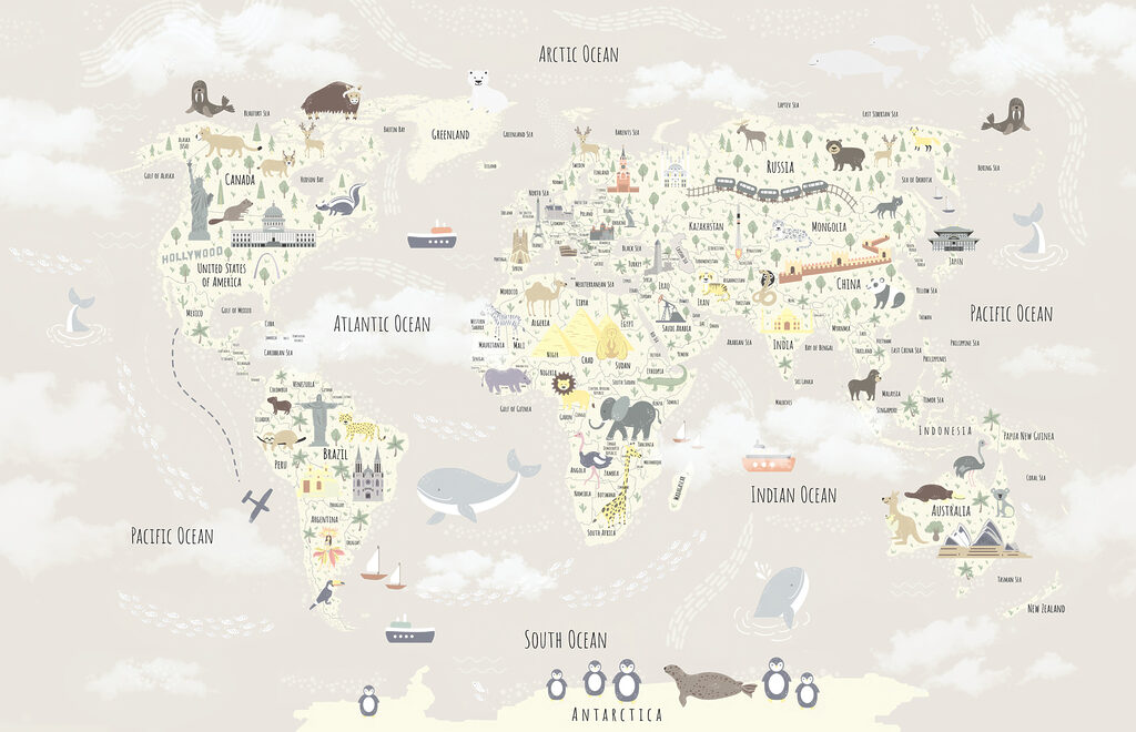 Um mapa do mundo Um mapa do mundo