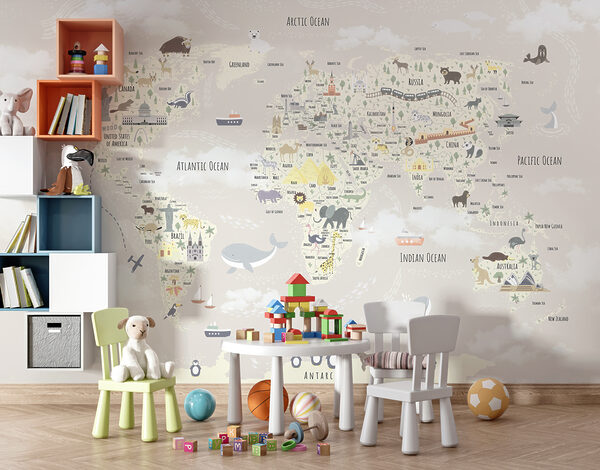 Um mapa do mundo Um mapa do mundo