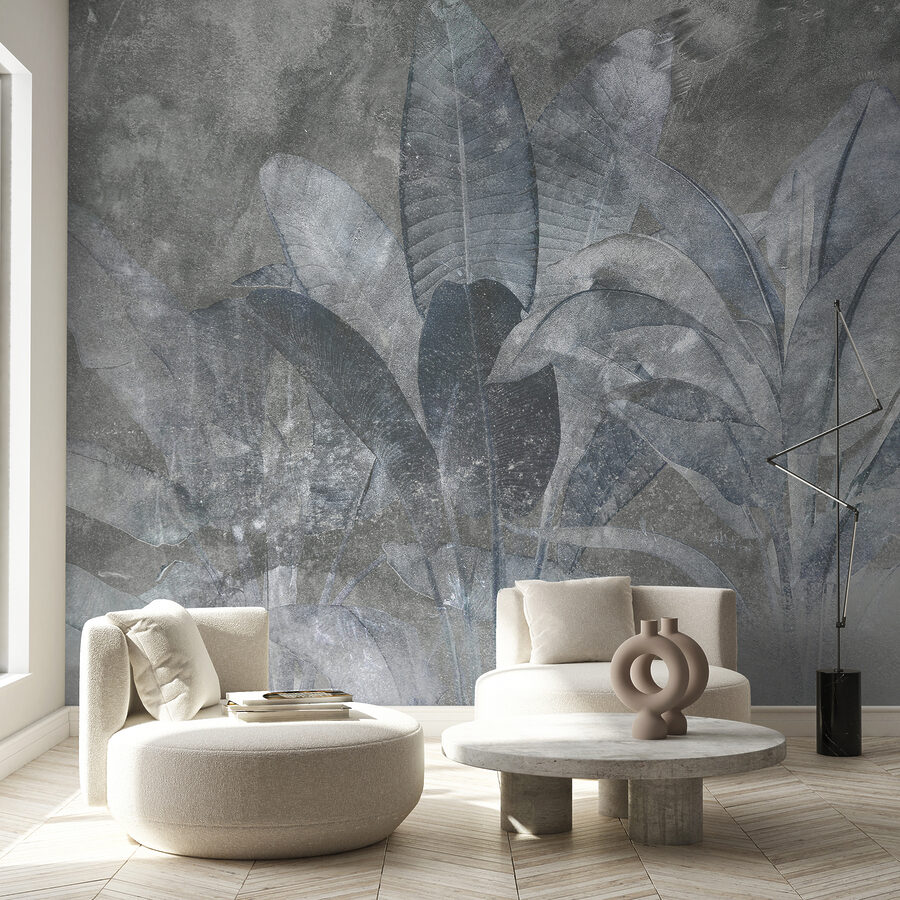 Folhagem elegante em tons suaves.