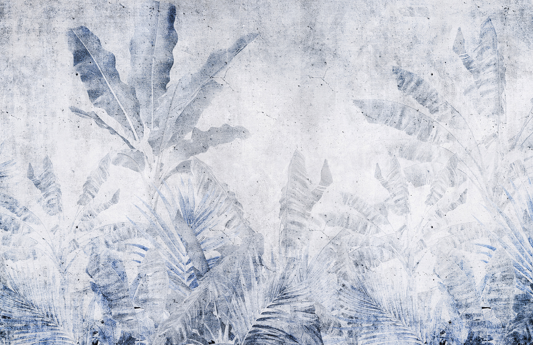 Abstract foliage in muted tones