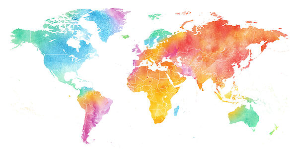 Um mapa do mundo Um mapa do mundo