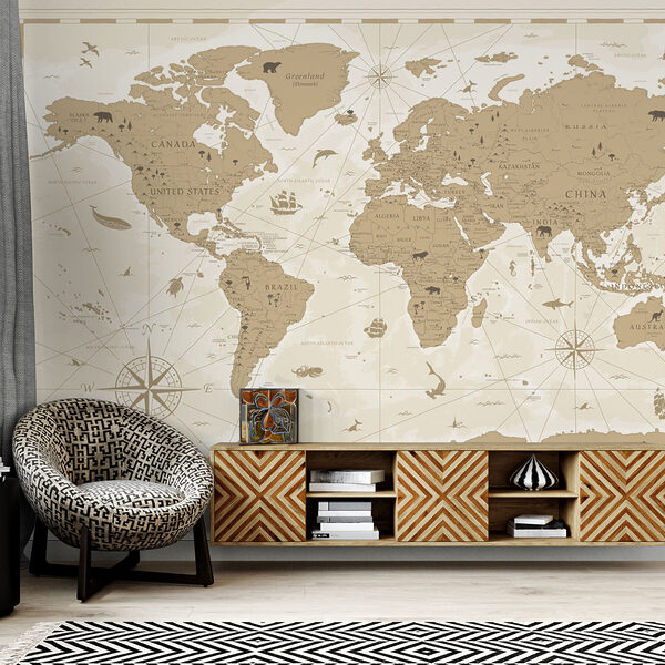 Um mapa do mundo Um mapa do mundo