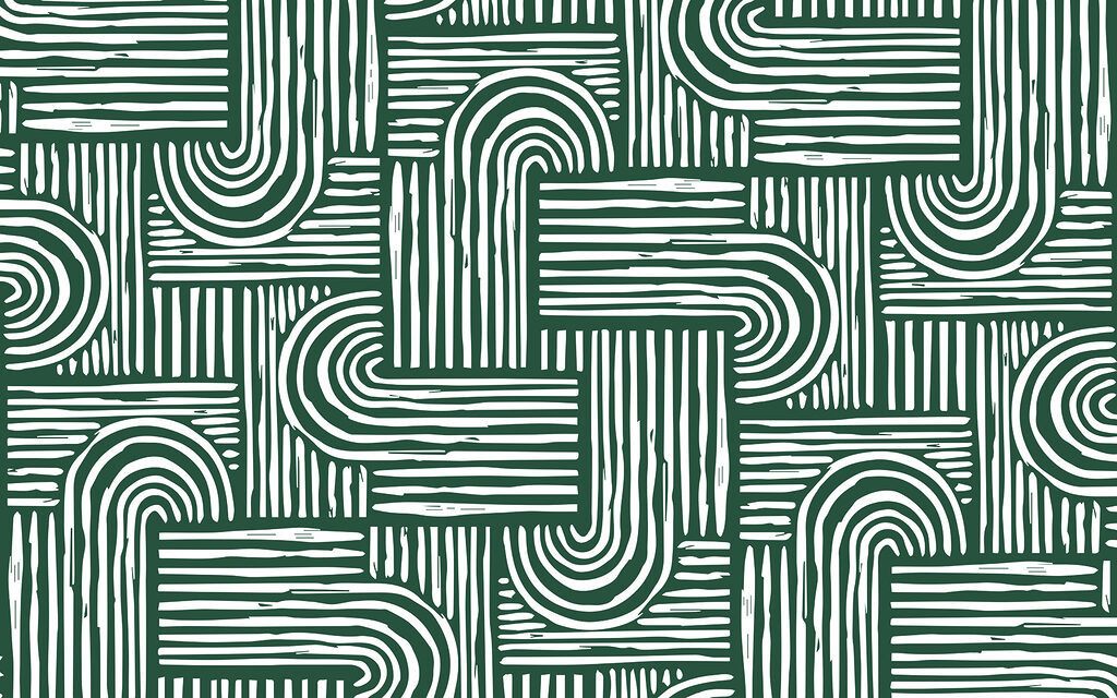 Um padrão de linhas e curvas Um padrão de linhas e curvas