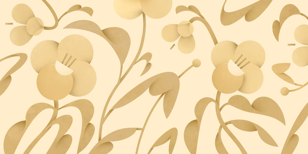 Padrão floral elegante num fundo suave. Padrão floral elegante num fundo suave.