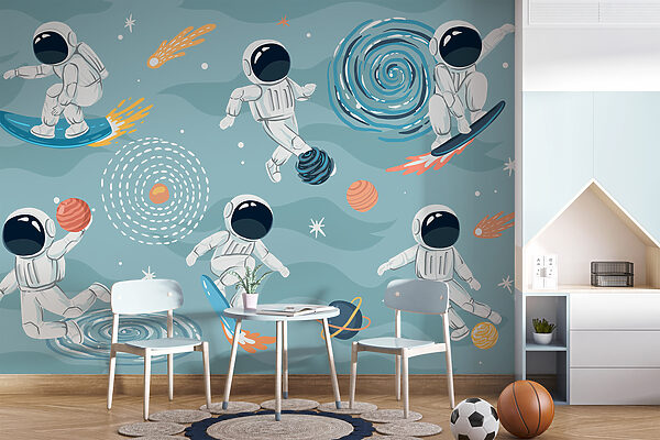 Papel de parede Um grupo de astronautas no espaço (REF: u96464) Papel de parede Papel de parede Um grupo de astronautas no espaço (REF: u96464)