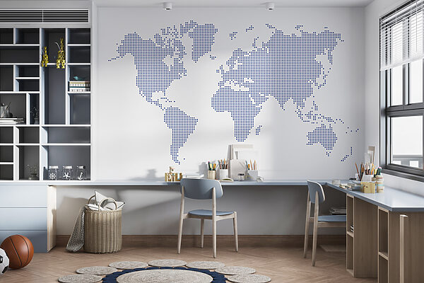 Um mapa do mundo Um mapa do mundo