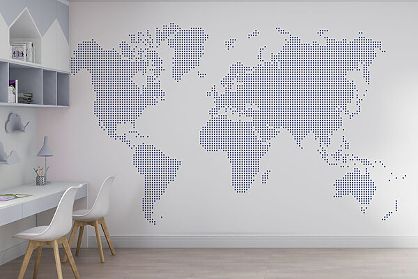 Um mapa do mundo Um mapa do mundo