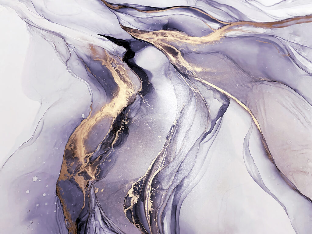 Um grande plano de uma pintura Um grande plano de uma pintura