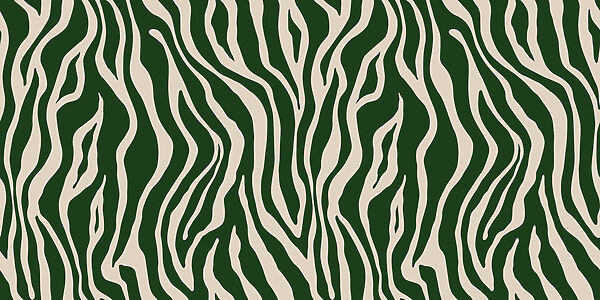 Um estampado de zebra verde e branco Um estampado de zebra verde e branco