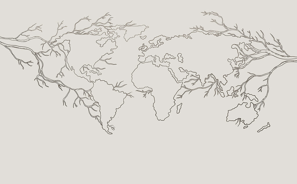 Um mapa do mundo Um mapa do mundo